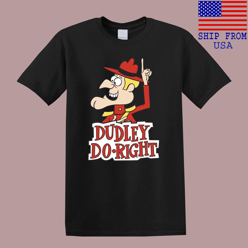 Dudley Do Right Men#039;s Black Size S5XL Unisex T-Shirt L