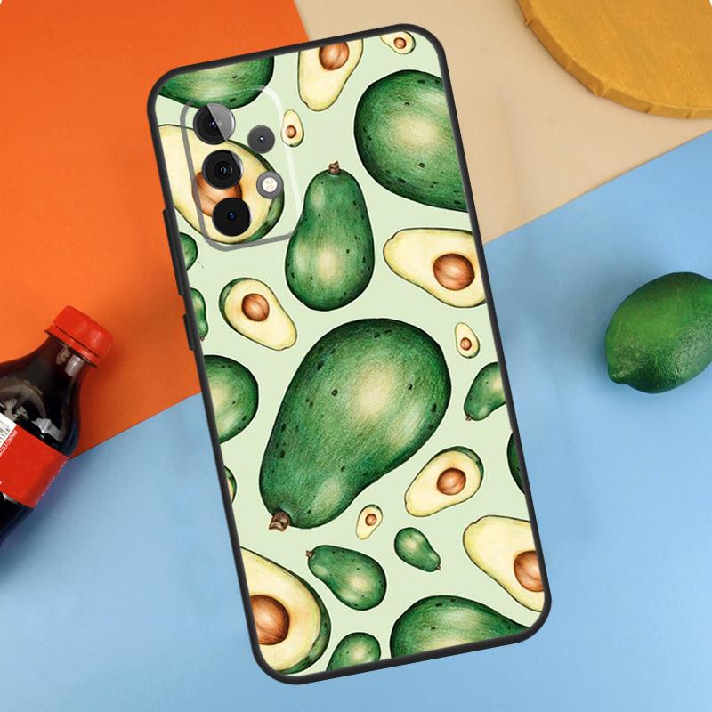 Avocado Collage Case For Samsung Galaxy A34 A54 A14 A35 A55 A15 A56 A36 A26 A16 A06 A12 A22 A32 A52 A13 A53