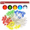 3mm & 5mm LED Light Bulb Pack - Red, Green, Yellow, Blue, White Luminous Diode Components