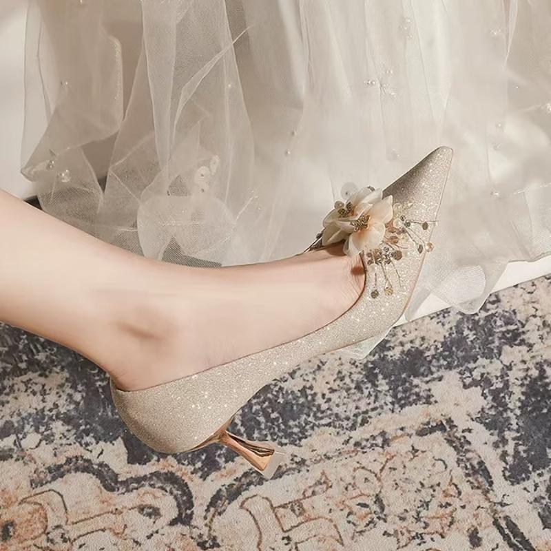 Fashion Designer Fashion Comfortable High Heel Shoes Women 2024 New Elegant Pointed Toe Shallow Mouth Slim Heel Shoes Shoes for Women