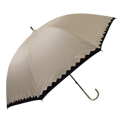 ATTAIN 6710 Long for Sun and Rain Beige, Hand-Opened Umbrella, 50cm,