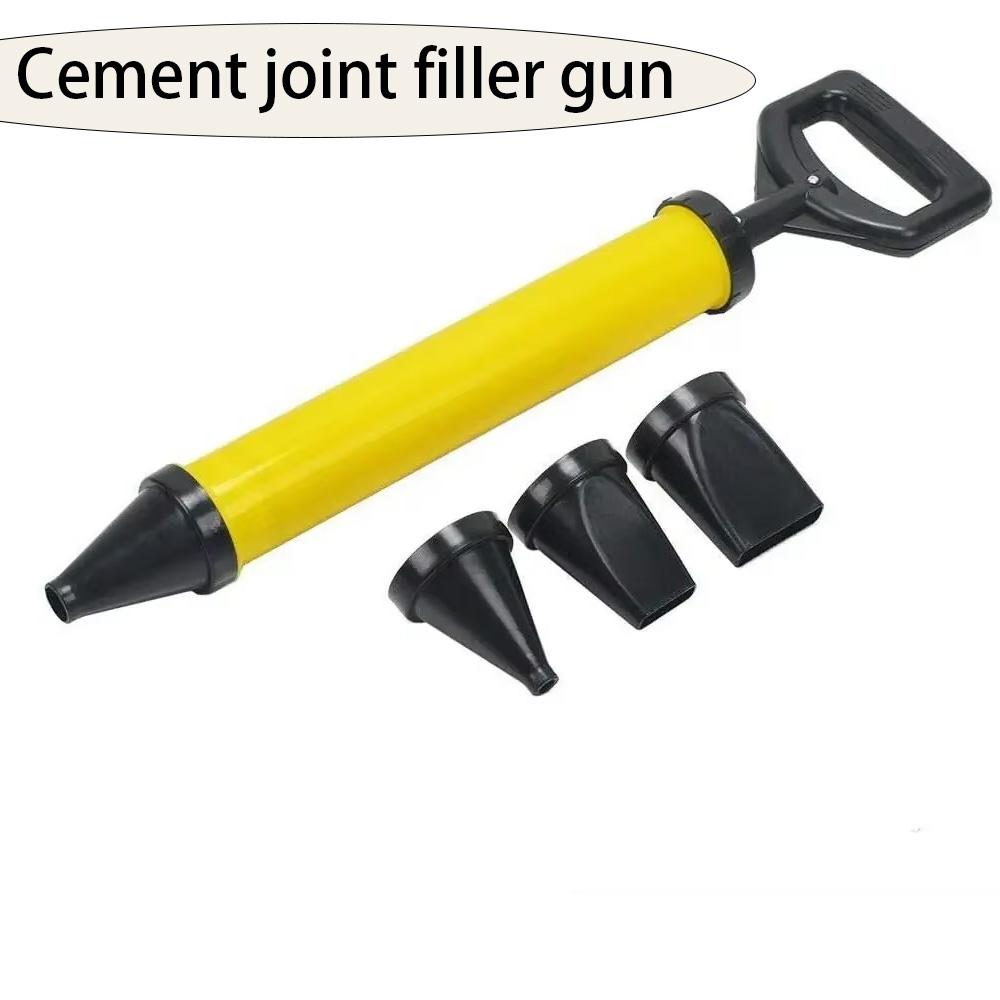 

Applicator Caulking Gun With 4 Nozzles Hand Tools Grouting Gun Cement Lime Pump Grouting Mortar Sprayer Grout Filling Tools жёлтый
