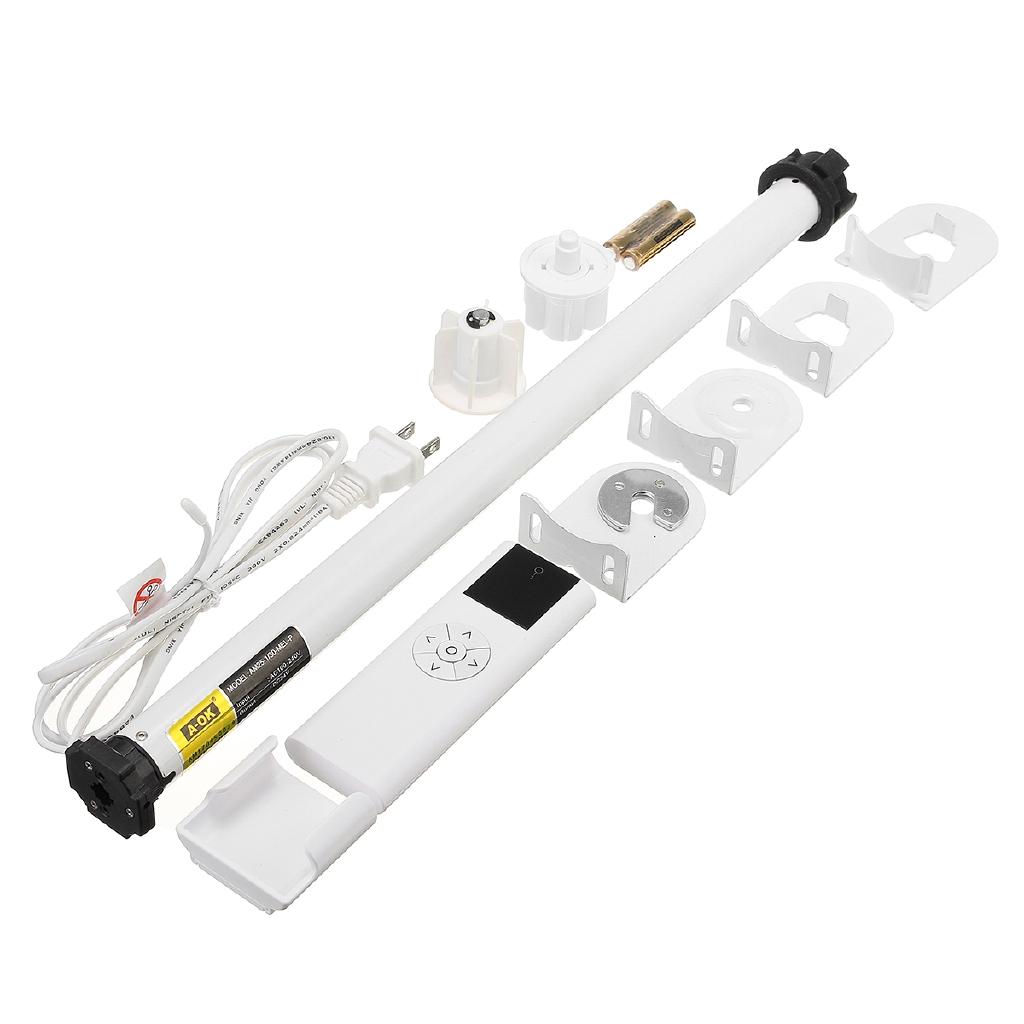 DIY Roller Shade Motor 25MM Electric Blind Tubular Intelligent Remote Control Pleated Blind Tubular Motor Kit AC100-240V