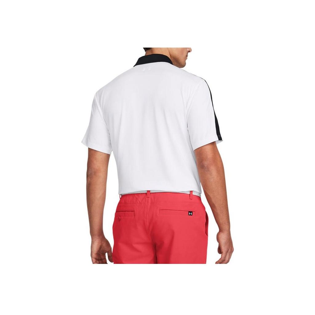 Under Armour Playoff 3.0 Letter Print Golf Short Sleeve Polo Men Polo White 1383153-100