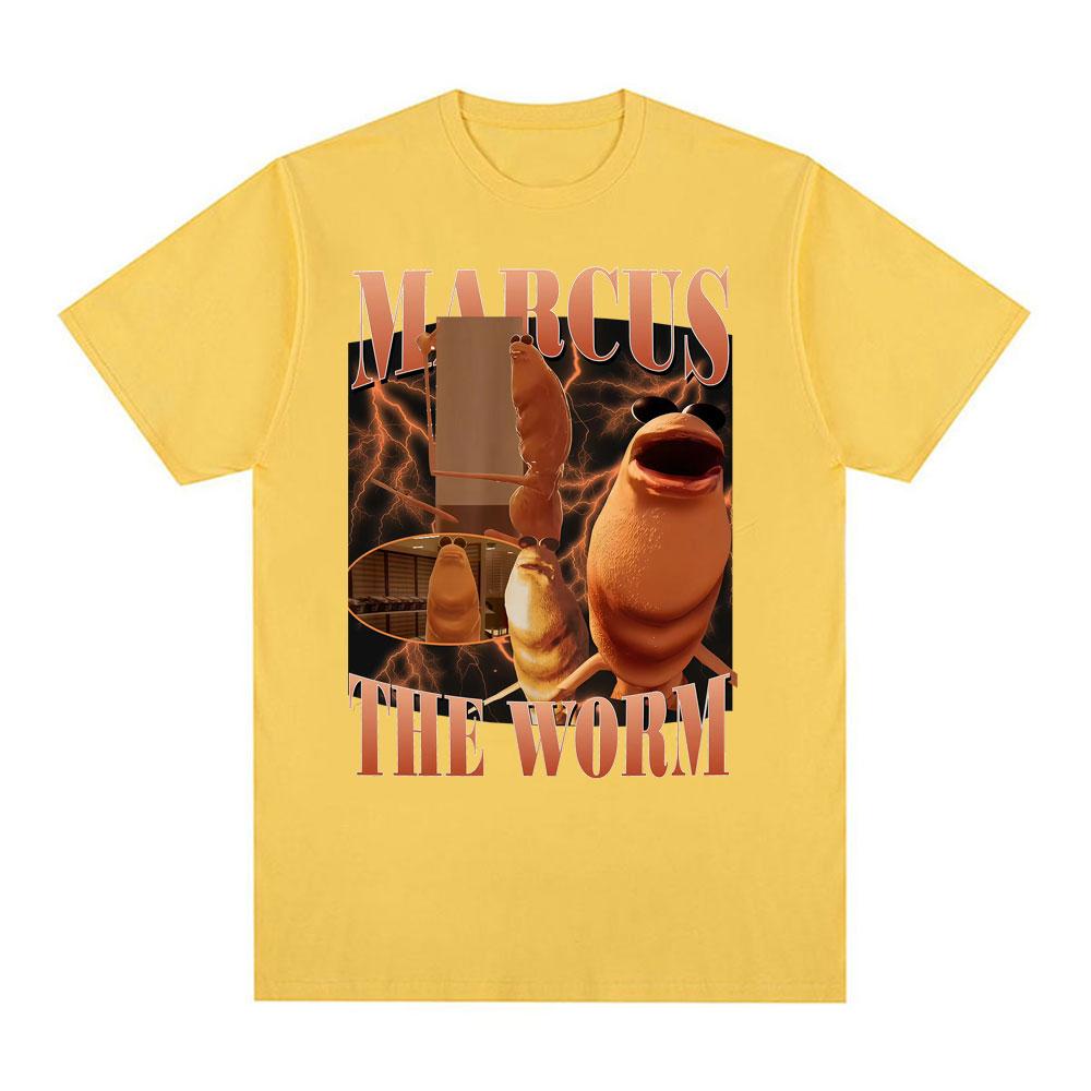 

Funny Marcus The Worm Meme T Shirt Where Is Jimbo James Graphic Tee Shirt Men s Women Vintage Casual Short Sleeve T-shirt 3XL
