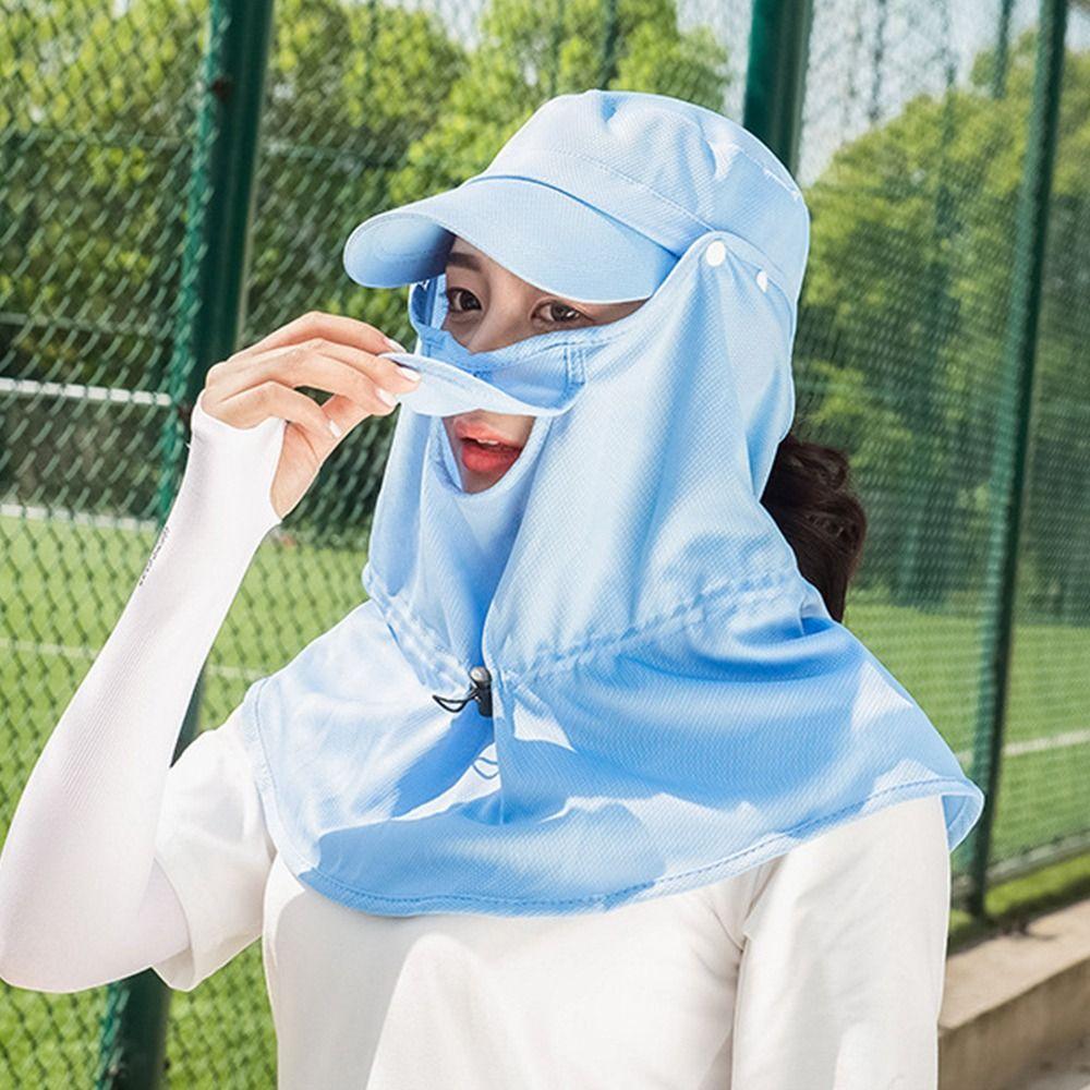 Full Face Neck Protection Women Sun Hat Cycling Headwear Cycling Motorcycle Fishing Skiing