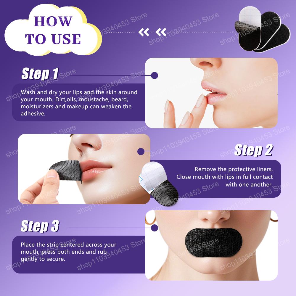 30/60/90/150Pcs Mouth Tape For Sleeping Keep Mouth Close Prevent Snoring Gentle Sleep Strip Home Travel Use