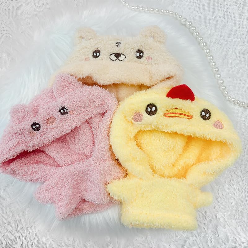 Pink Boa Kigurumi Plush Costume [Fits 15-20cm Dolls] Pink Plush Costume Dress-Up Clothes Plushie Animal Portable Otaku Mascot Favorite Idol Otaku