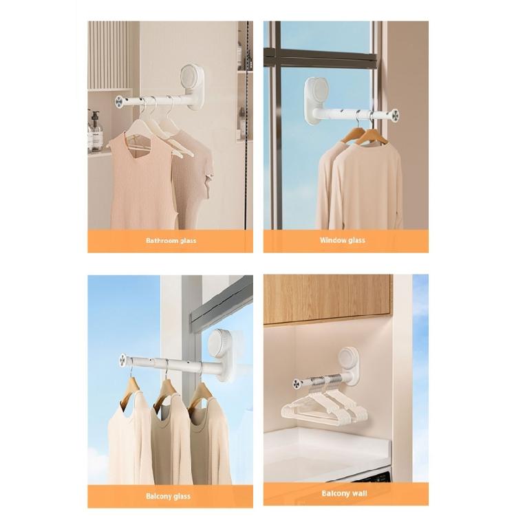 Portable Travel Clothes Hanger With Suction Pads Foldable ABS Rack For Showers Hotels Space Saving Storage Solution For Towels Bags