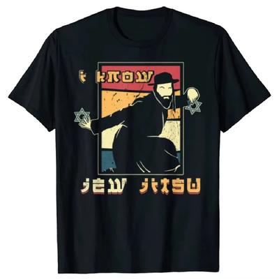 Divertido Sé Judio Jitsu Artes Marciales Sentido del Humor Jiu Jitsu Camisetas de Algodón Hombres Mujeres Sueltas Oversize Streetwear Camiseta