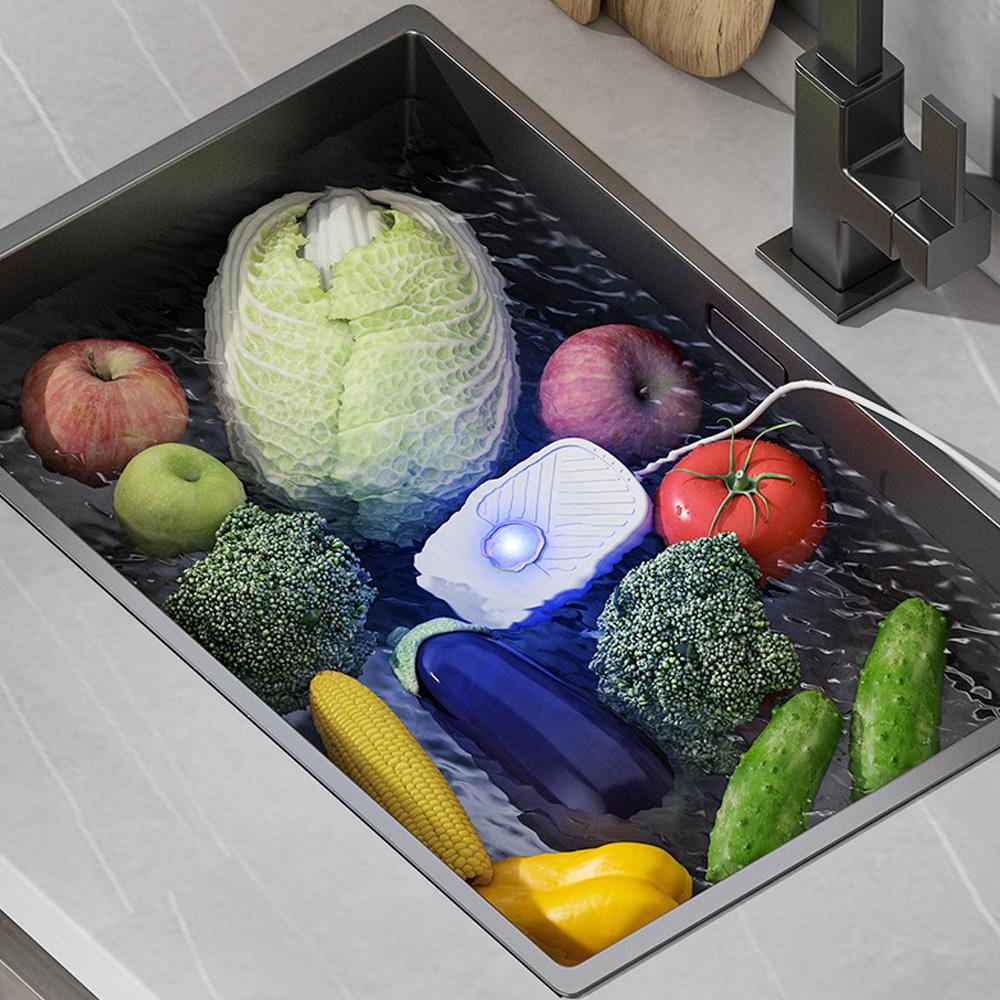 Fruit And Vegetable Washing Machine Portable Ultrasonic Food Cleaner USB Food Purifier Compact Design Cleaning Tool For Home
