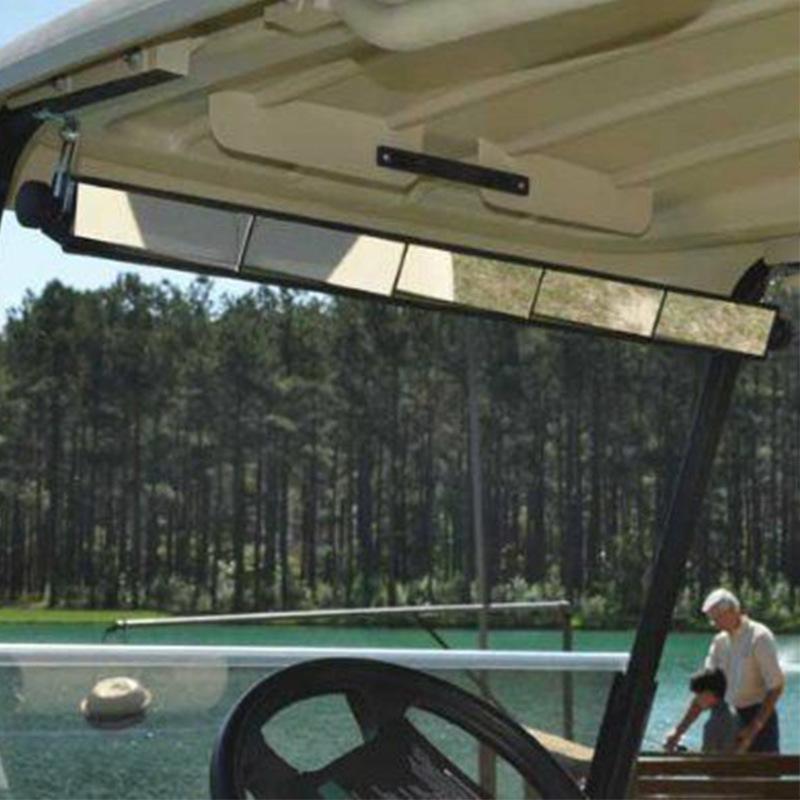 Golf Cart Rear View Mirror 5 Panel Wink Type Panoramic Rearview Mirror Universal Replacement for EZ‑GO