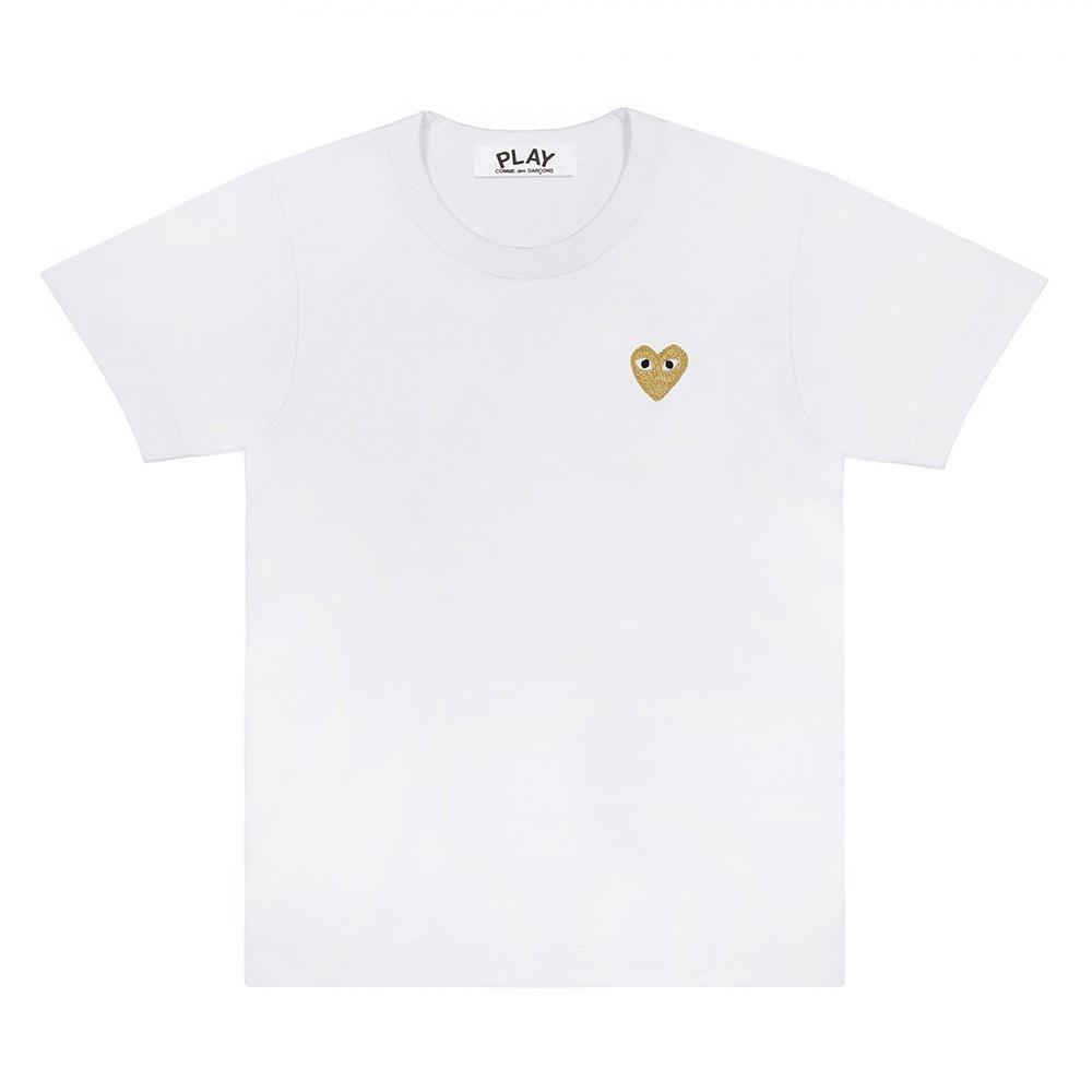Cross-border American Trendy Brand Bestseller Heart-shaped Unisex 3D Printed Crew Neck Simple Casual Loose Short-sleeve T-shirt