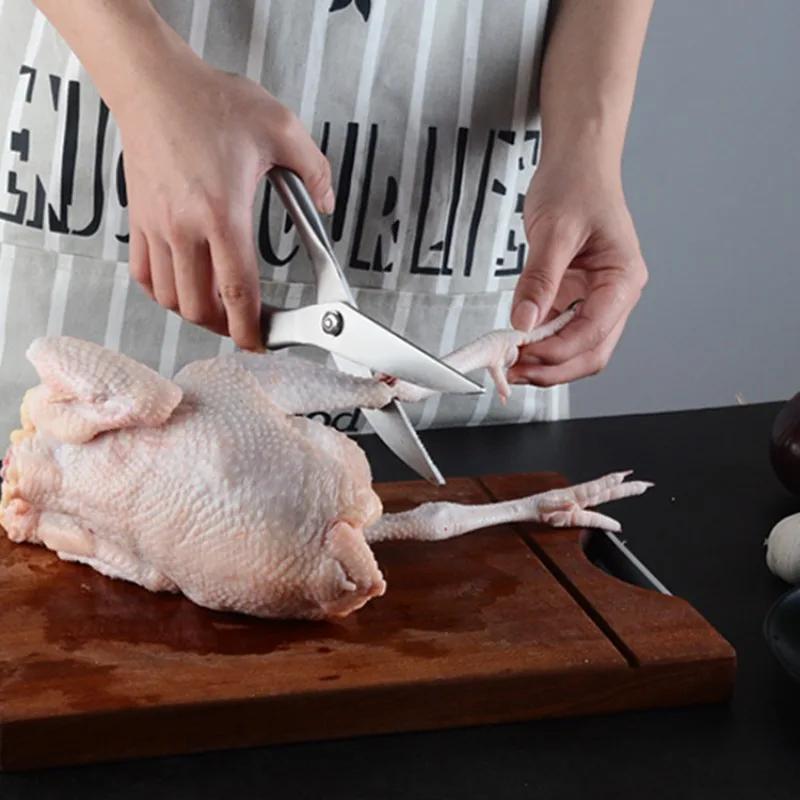 Stainless Steel Kitchen Scissors Fish Scales Duck Fish Knife Kitchen Accesories Home Clean Meat Accessory Knives Accessories Bar