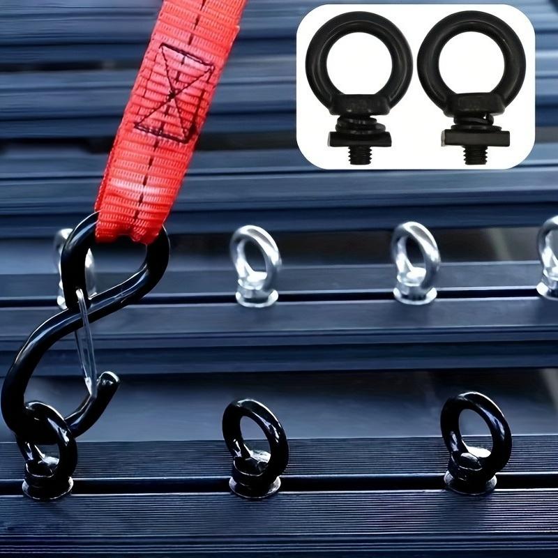 6pcs M8 Stainless Steel Roof Rack Slot Bolts - Heavy Duty Hex T-Slot Bolts with Locking Mechanism for Car Roof Rack Systems
