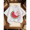 European Sizes Girls' Fashion Round Neck T-Shirt