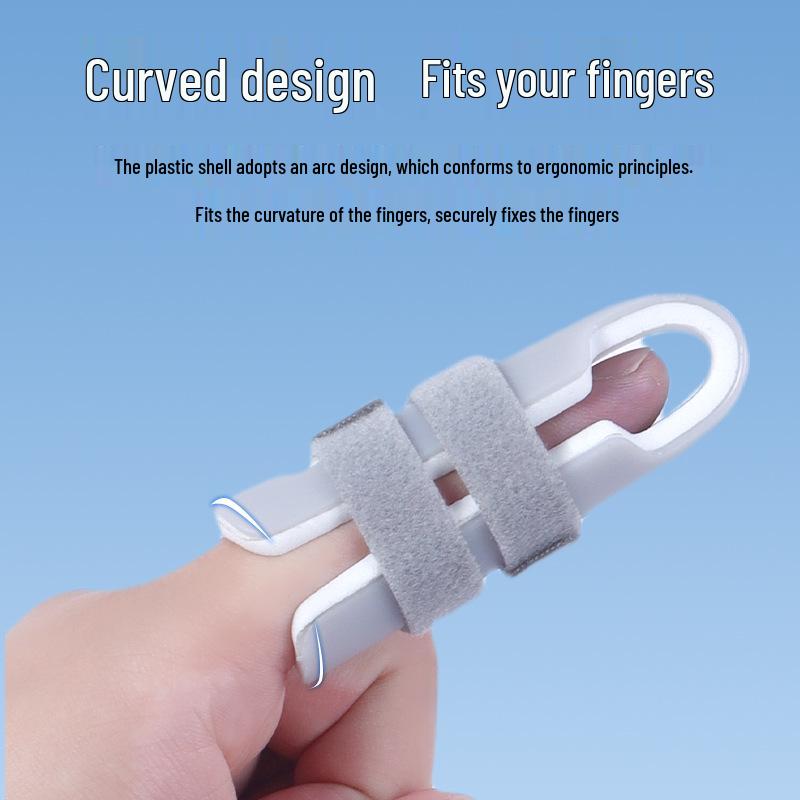 Plastic Finger Splint for Flexion Correction and Fracture Rehabilitation