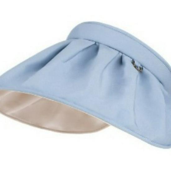 Women's Korean Style Rollable Sun Protection Headband Hat - Casual & Open Top