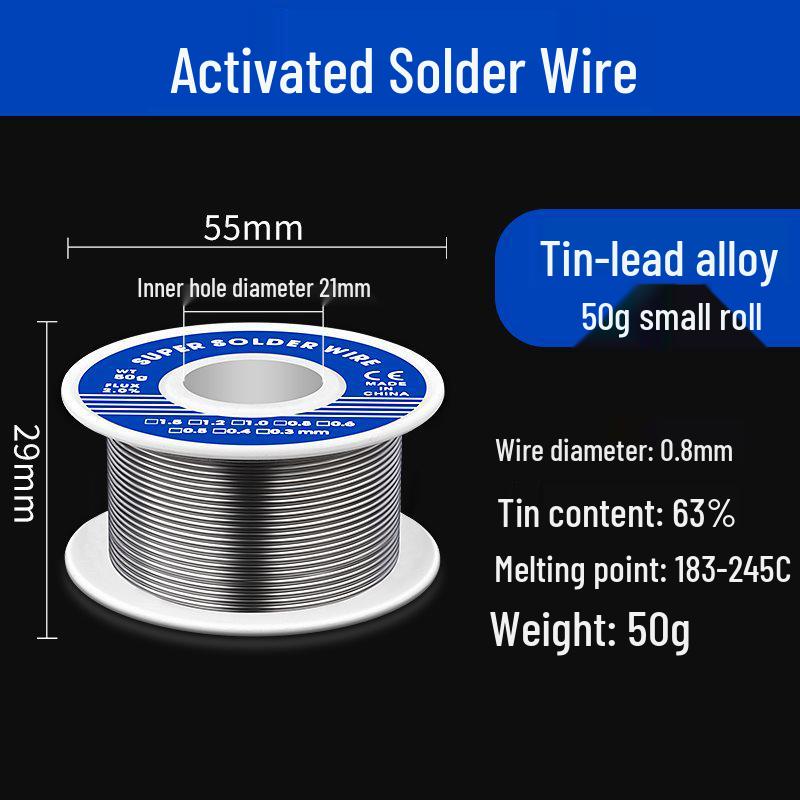 High Purity Lead-Free Rosin Core Solder Wire for Low Temp Welding