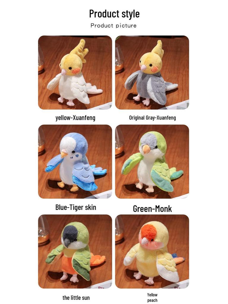 Entzückende Papageien-Handpuppe Plüschtier zum Geschichtenerzählen und für Aufführungen