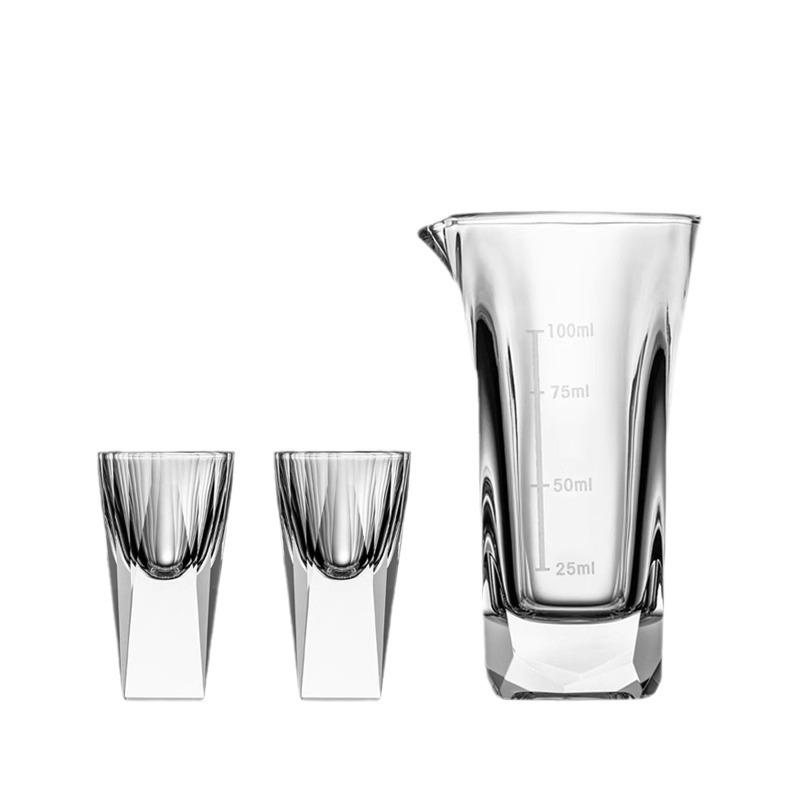 Elegant White Wine Glass Set with Decanter – Thickened High-Stemmed Wine Cups for Spirits and Wine.