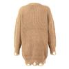 Women's O-neck Oversized Sweaters Long Sleeve  Pullover Loose Chunky Knit Jumper