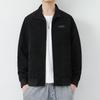 Frühling Herbst Umlegekragen Vintage Corduroy Strickjacke Mantel Herren Freizeitjacke Oberbekleidung Top