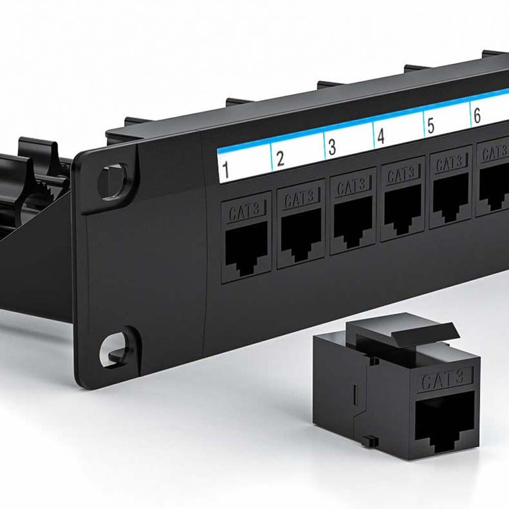 Head RJ11 Connector Straight Through Telephone Module RJ11 Extender Plug Network Cable Connectors