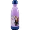 Ovocné nápoje Tataway Modrá plastová láhev na vodu Disney Frozen Elsa a Anna pro dívky 560 ml se šroubovacím uzávěrem