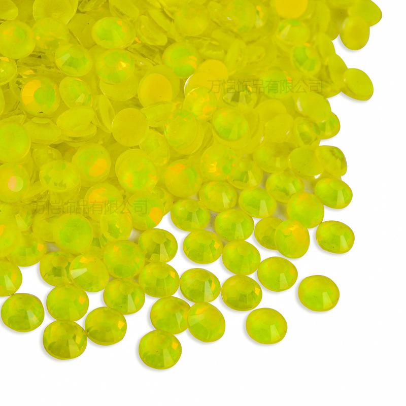 Nagelfräser, leuchtender Proteinglaskristall, flacher Boden, Strassstein, DIY-Nageldesign, Handyhülle, Beauty-Schmuck-Accessoires