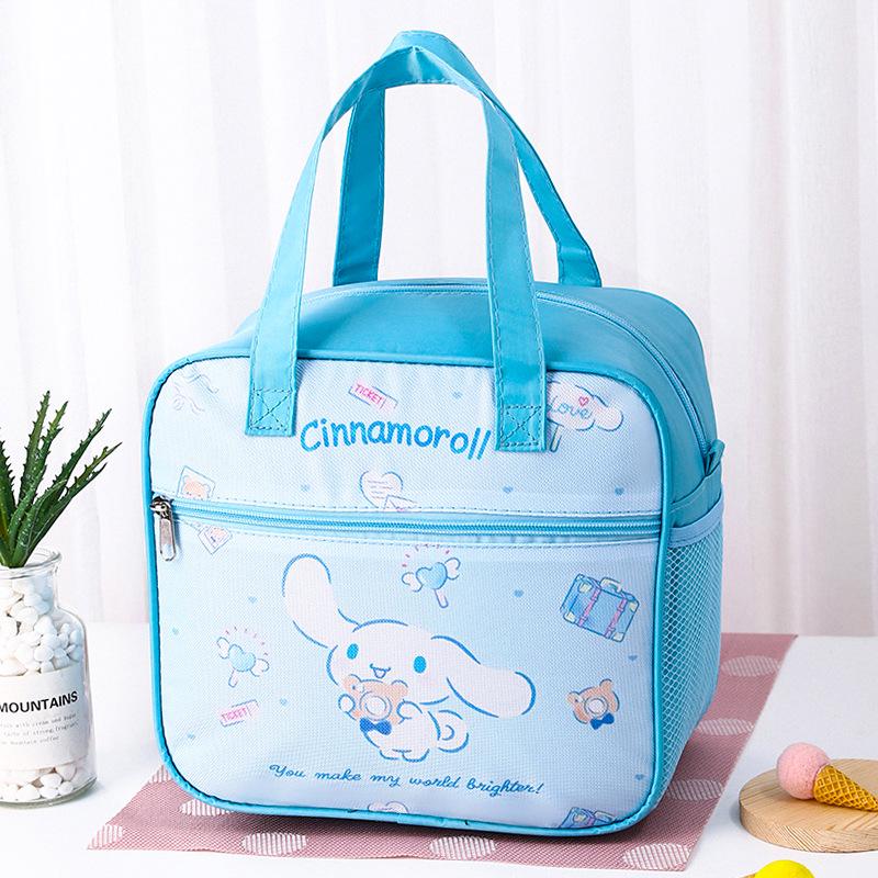 Izolowana torba na lunch z kreskówkowym motywem dla dzieci - Urocza, wodoodporna, pogrubiona torba na bento