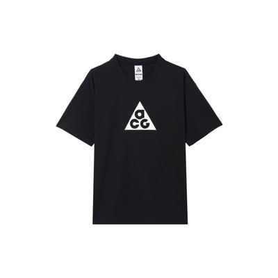 ACG Vintage Logo Print Crew Neck Short Sleeve T-Shirt Men Tops Black FQ3741-010