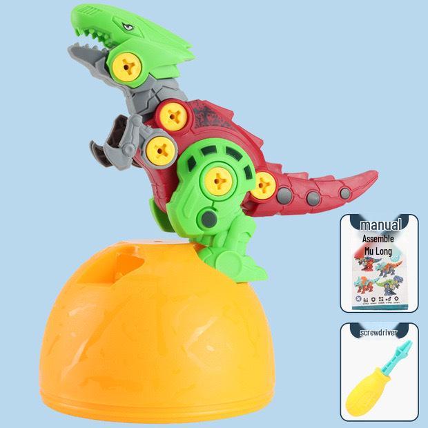 DIY Assembly Dinosaur Egg Building Blocks - Tyrannosaurus for Kids