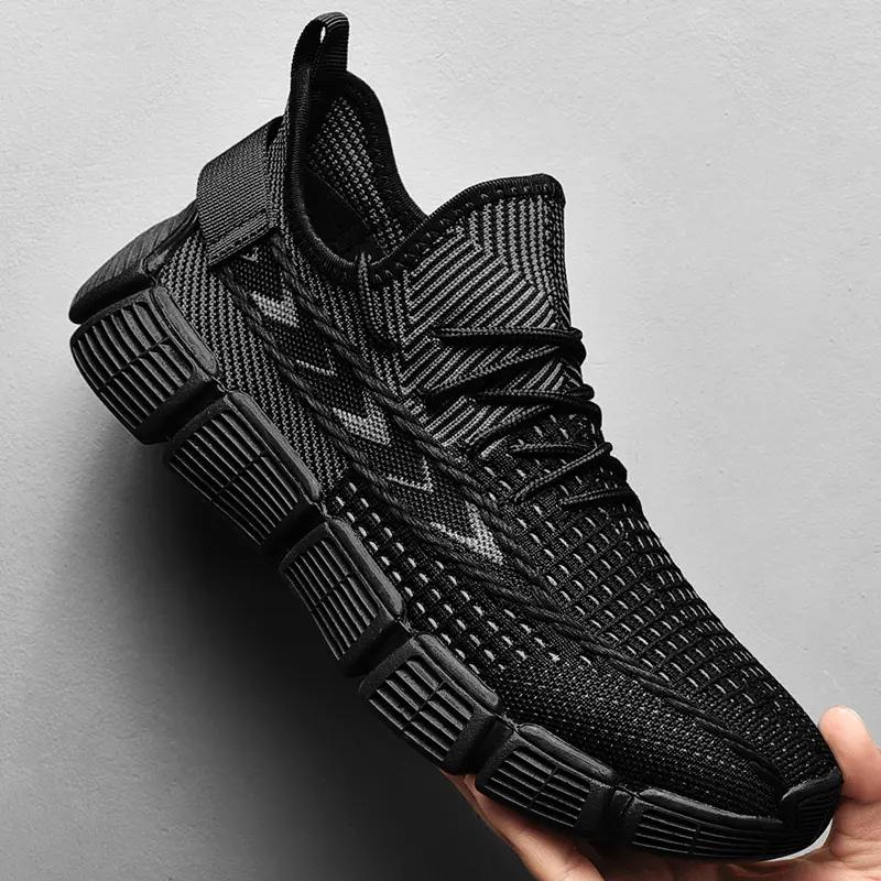 Men's Casual Shoes Breathable Flying Woven Sneakers