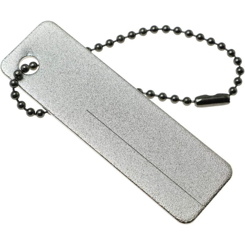 

Mini Keychain Knife Sharpener Diamond Pocket Tool for Outdoor Camping and Emery Nail File Compact and Portable 1.9x6.4cm