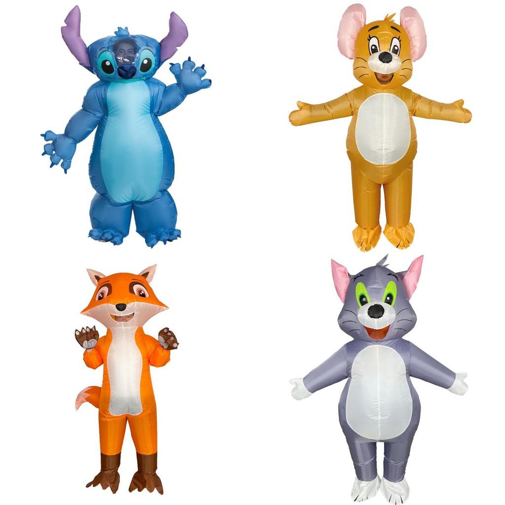 Patrick Star Stitch Tom And Jerry Inflatable Costume For Kids And Adults Perfect For Halloween And Cosplay Events