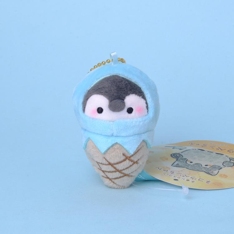 

Dog Penguin Hot Plush Keychain Figure Cute Cartoon Animal Style Kids Gift Room синій