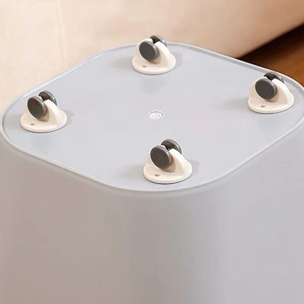 4Pcs/Set Universal Storage Box Sheave Mini Trash Can Mobile Pulley Furniture Fixed Casters