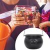 Multipurpose Halloween Theme Black Witch Cauldron Candy Basket for Birthday and Theme Parties Festives Accessories
