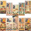 Boho Hippy Mushroom Sunrise Phone Case for Samsung A17 A37 A57 A54 A14 A24 A34 A07 A04S A02S A12 A22 A32 A52S A16 A26 A36 A56 A7