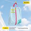 Breathable Water Resistant Shoe Storage Bag With Zipper Cute Striped Print Perfect For Travel Beach Trips Daily Use