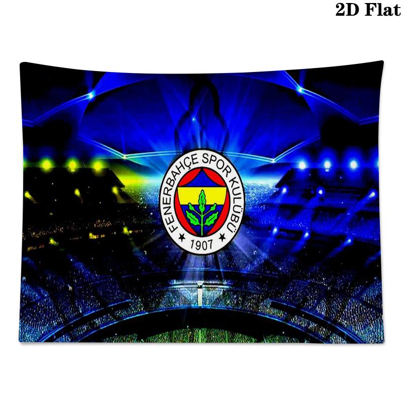 Fenerbahce sk Wall Tapestry Aesthetic Wall Hanging Printed Fabric Blanket Decorative Tapestries for Bedroom Living Room Home Decor
