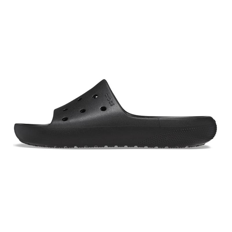 Crocs EVA Monochrome Round Toe Slippers Unisex Black