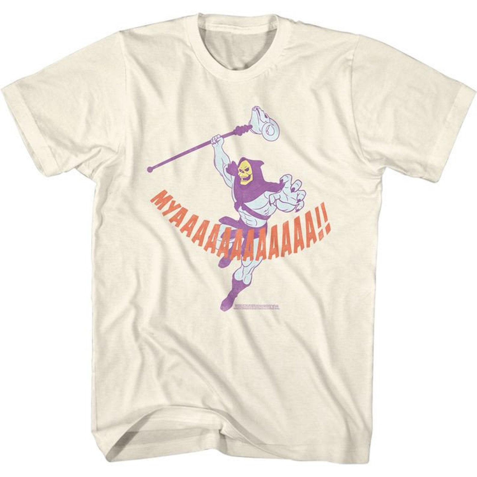Masters Of The Universe Myaaaaa!! Natural Adult T-Shirt 4XL