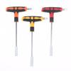 1/3PCS T-shaped Cross Multi Purpose T-shaped Cross Handle Adapter Socket Hexagonal Plum Head Screwdriver Set