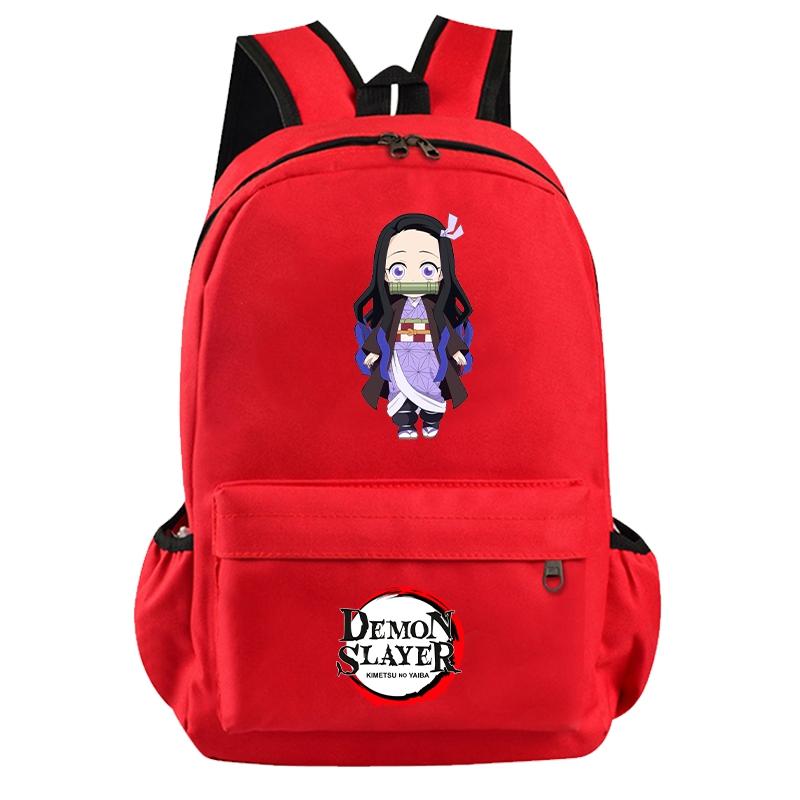 Anime Demon Slayer Backpack for Boy Girl Back To School Bag Large Capacity Backpack Bookbag for Kid Men Women Travel Bag Mochila