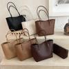 Tote Bag - Retro Woven Shoulder Bag - Hand-held Underarm Bag
