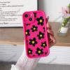 South East Asia Full Screen Black Flower Mobile Phone Case iPhone17 Girls High Value Apple 16pm Silicone Case