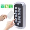 125KHz RFID Zutrittskontrolle Passwort Kartenleser Wiegand26 Metall Hintergrundbeleuchtete Tastatur Sicherheitszugang