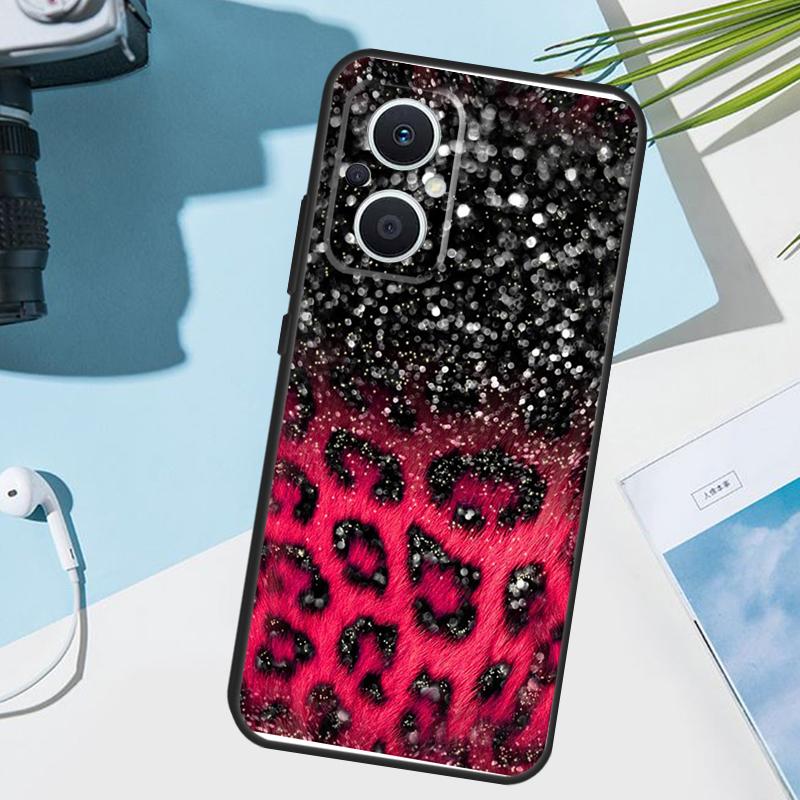 Leopard Print Cover For OPPO Reno 11 Pro 10 12 13 14 14F 13F 12F 11F 7 8 Lite OPPO Find X6 X5 X8 X9 Pro Case